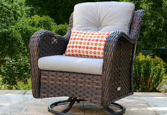 Outdoor Swivel Club Chairs